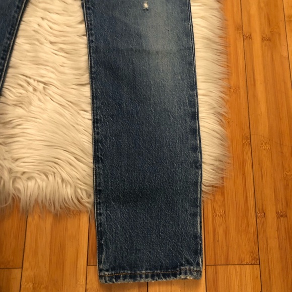 Levi’s 501 Original High Rise Straight Leg Blue Denim Premium Jeans 26 x 30 - Picture 8 of 16